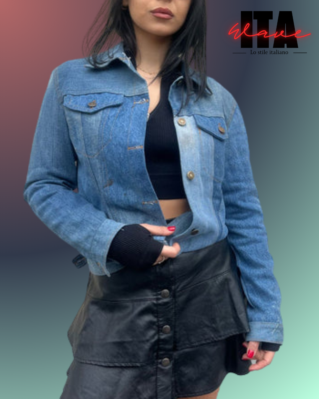 Giacche Jeans Donna Vintage