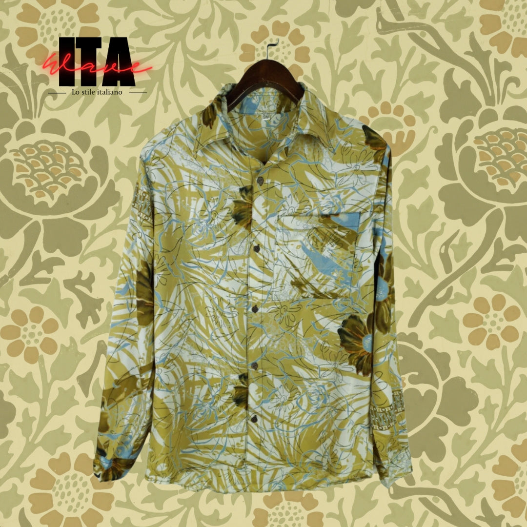 Camicia in Seta "Flores"