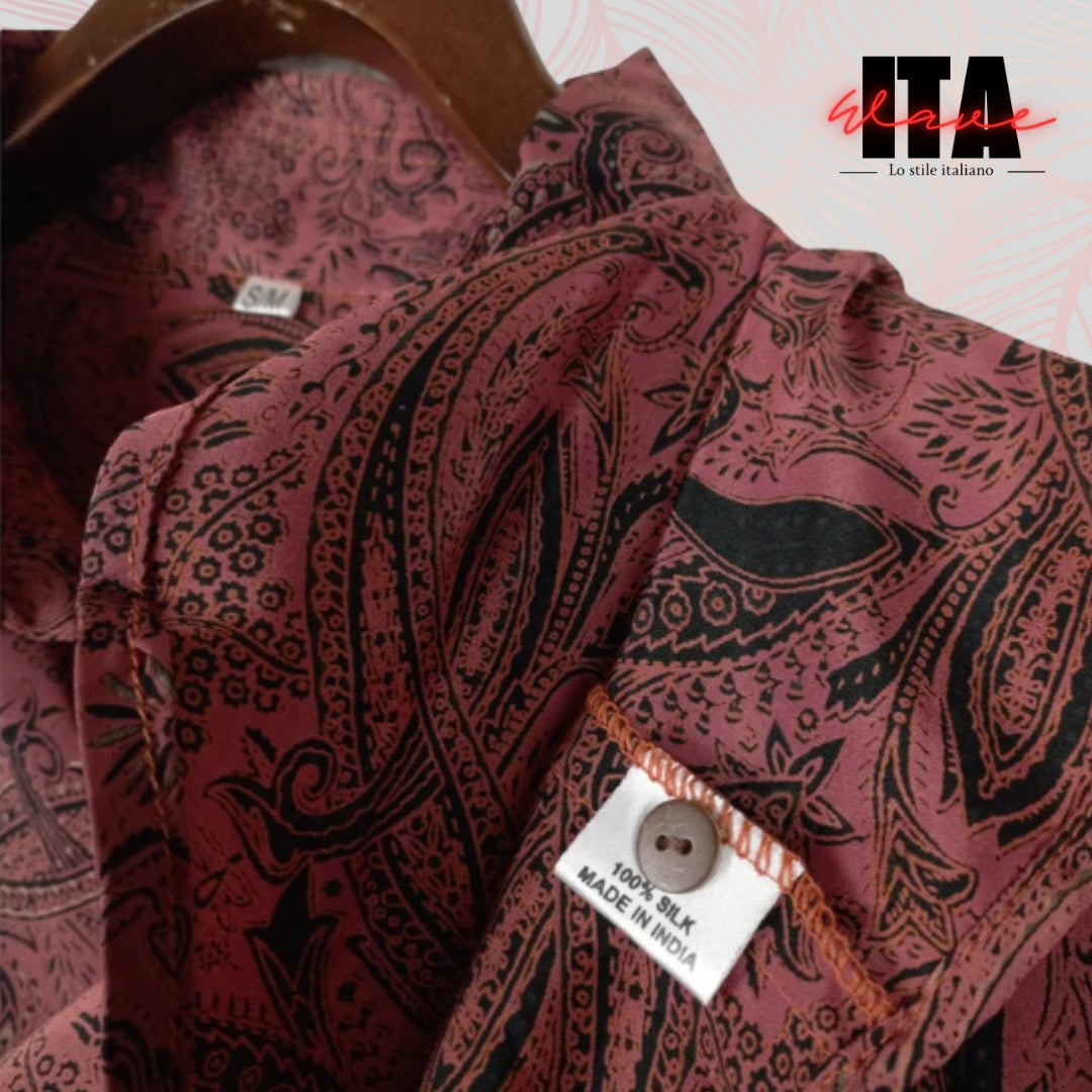 Camicia in Seta "70'S"