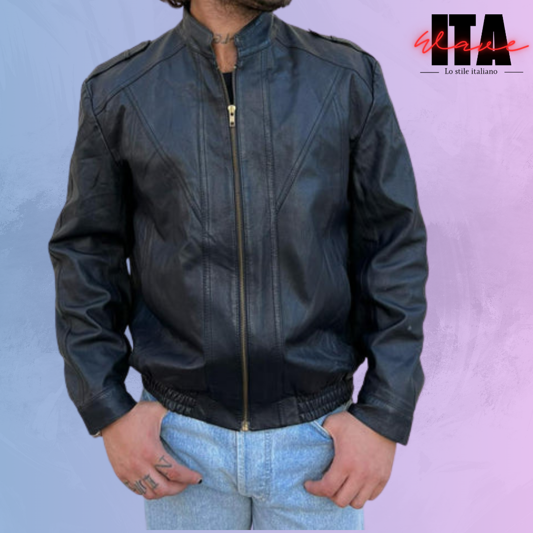 Bomber in Pelle Vintage